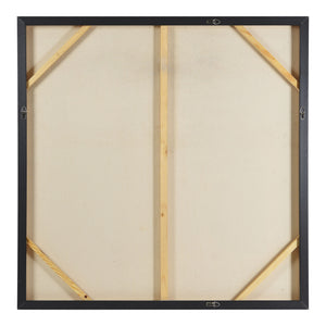 Back view of Marron canvas art showing the frame and support structure.