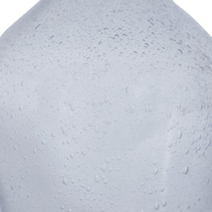 Close-up of Mirabella vase by Renwil showing textured surface with water droplets.