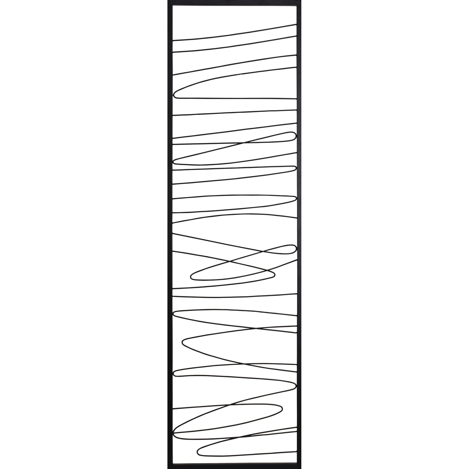 Studio Line - Linear Wall Art featuring three panels with black linear designs on a white background.
