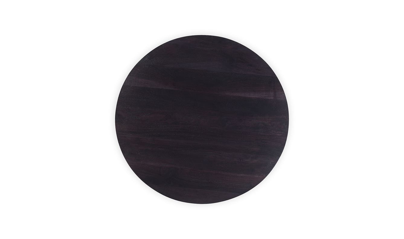 side view of Bradbury Coffee Table Blackened Acacia luxury Coffee Table