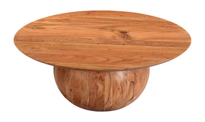 detail view of Bradbury Coffee Table Natural Acacia luxury Coffee Table