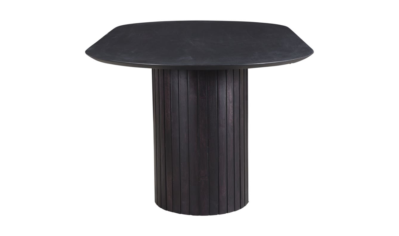 lifestyle view of Povera Dining Table Black luxury Table