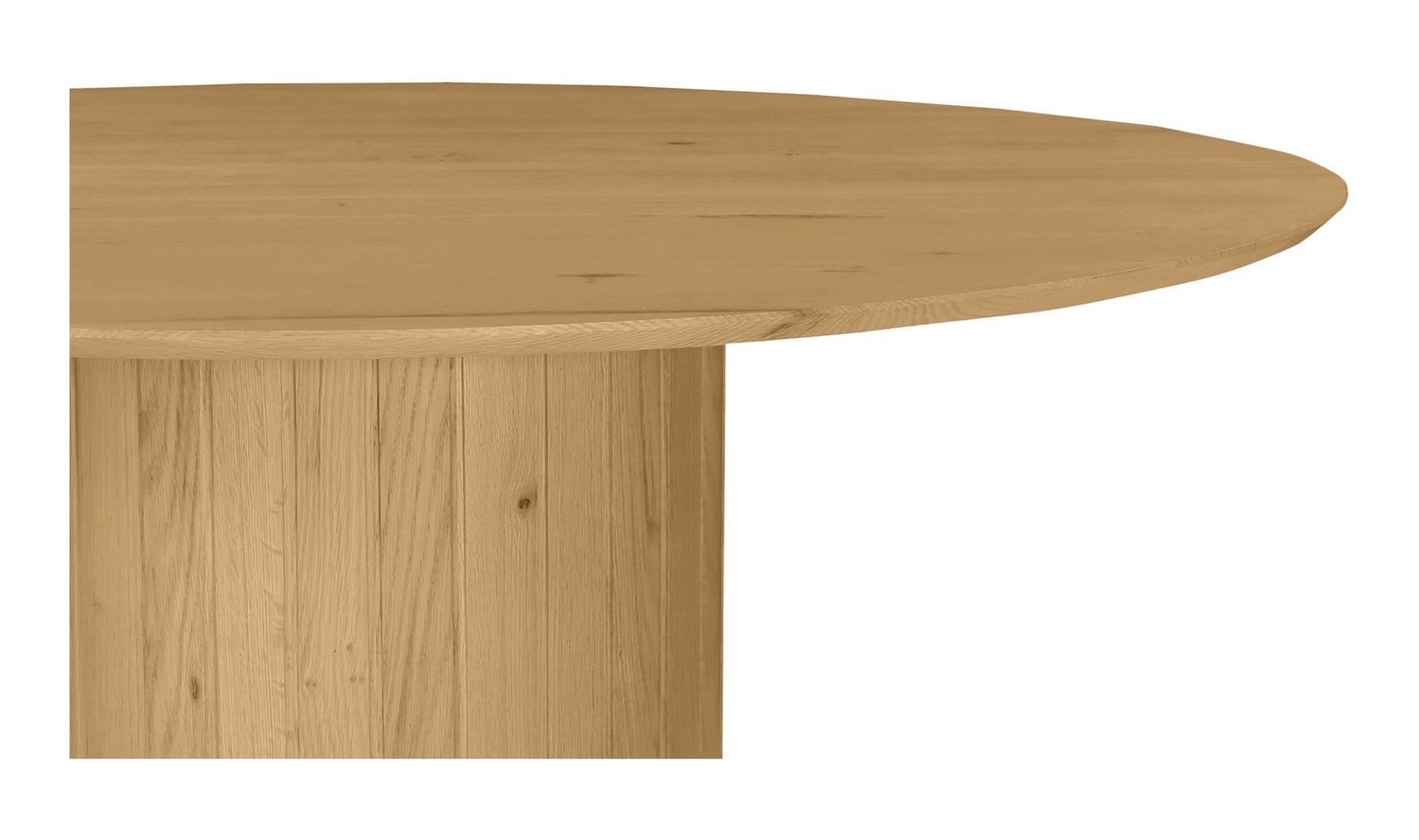 Povera Round Dining Table Oak