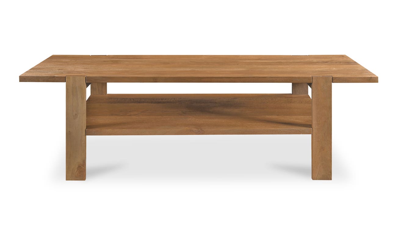 front view of Workshop Coffee Table Vintage Brown luxury Coffee Table