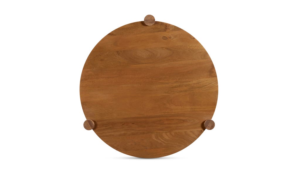lifestyle view of Olsen Coffee Table Vintage Brown luxury Coffee Table