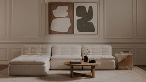 angle view of Joel Coffee Table Natural luxury Coffee Table
