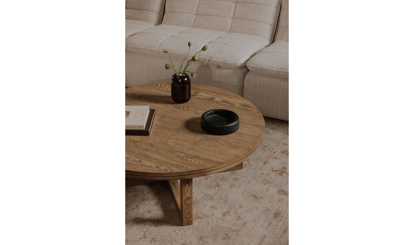 detail view of Joel Coffee Table Natural luxury Coffee Table