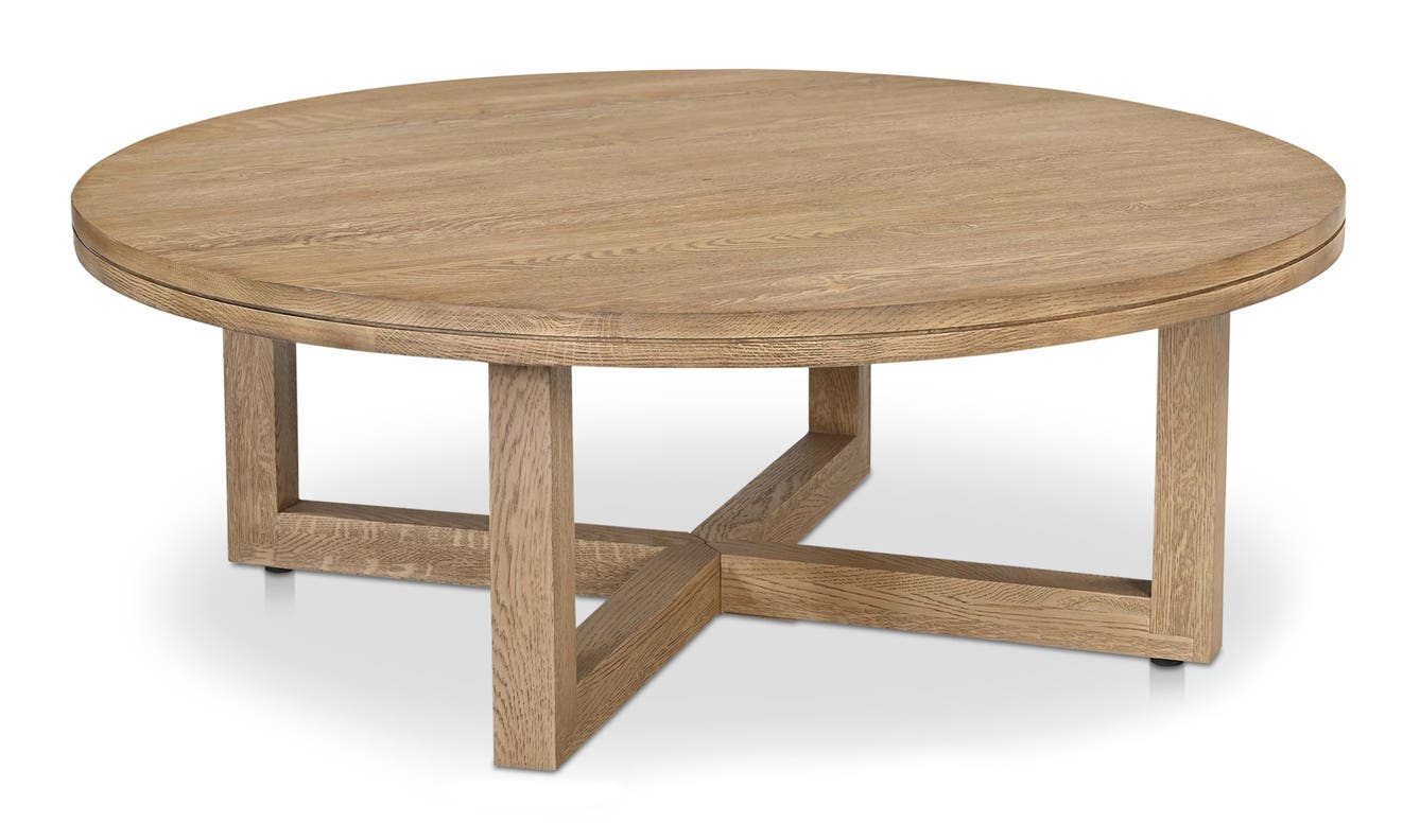 lifestyle view of Joel Coffee Table Natural luxury Coffee Table