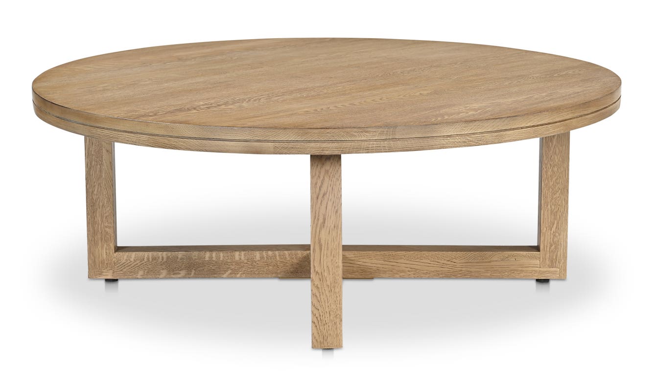 front view of Joel Coffee Table Natural luxury Coffee Table