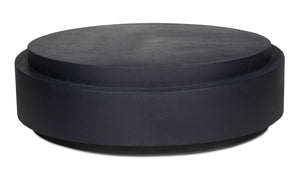 ATON TABLE BASSE GIGOGNE SET DE 2 NOIR