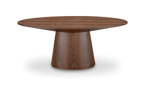 Otago Oval Dining Table Brown