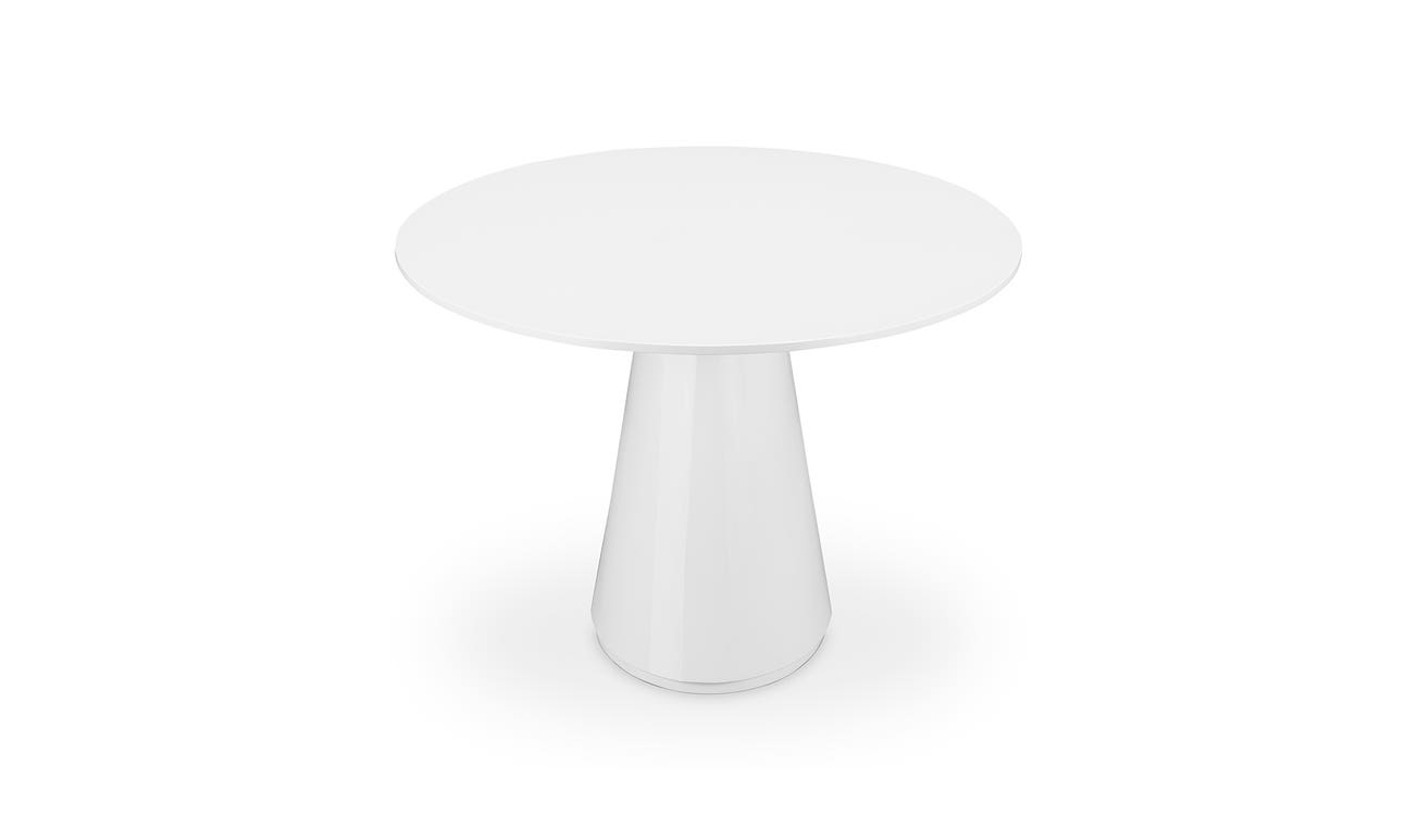 Otago Oval Dining Table White