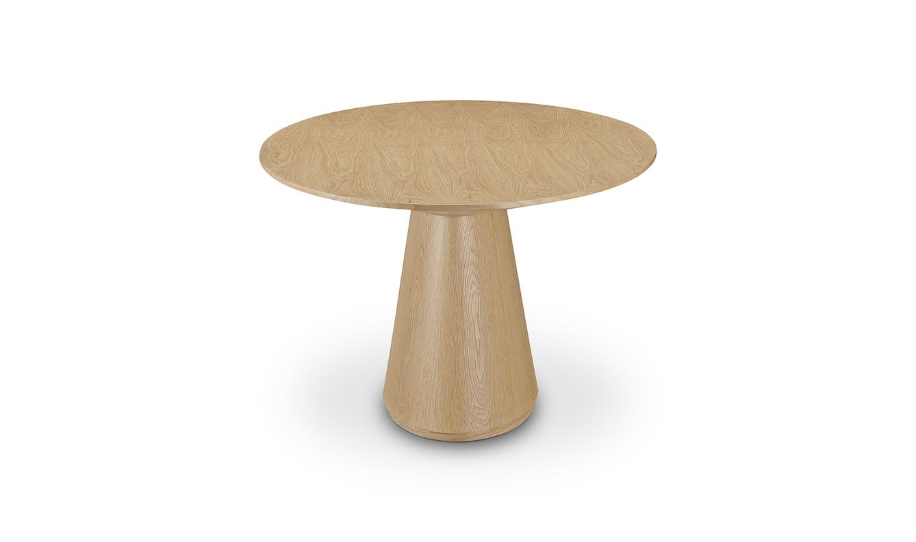 lifestyle view of Otago Oval Dining Table Oak luxury Kitchen & Dining Room Table