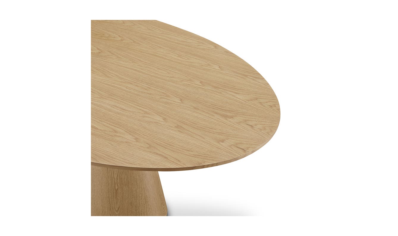 lifestyle view of Otago Oval Dining Table Oak luxury Kitchen & Dining Room Table
