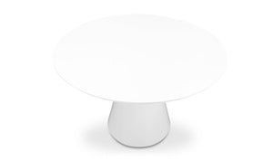 Otago Round Dining Table White