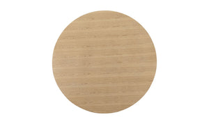 lifestyle view of Otago Round Dining Table Oak luxury Kitchen & Dining Room Table