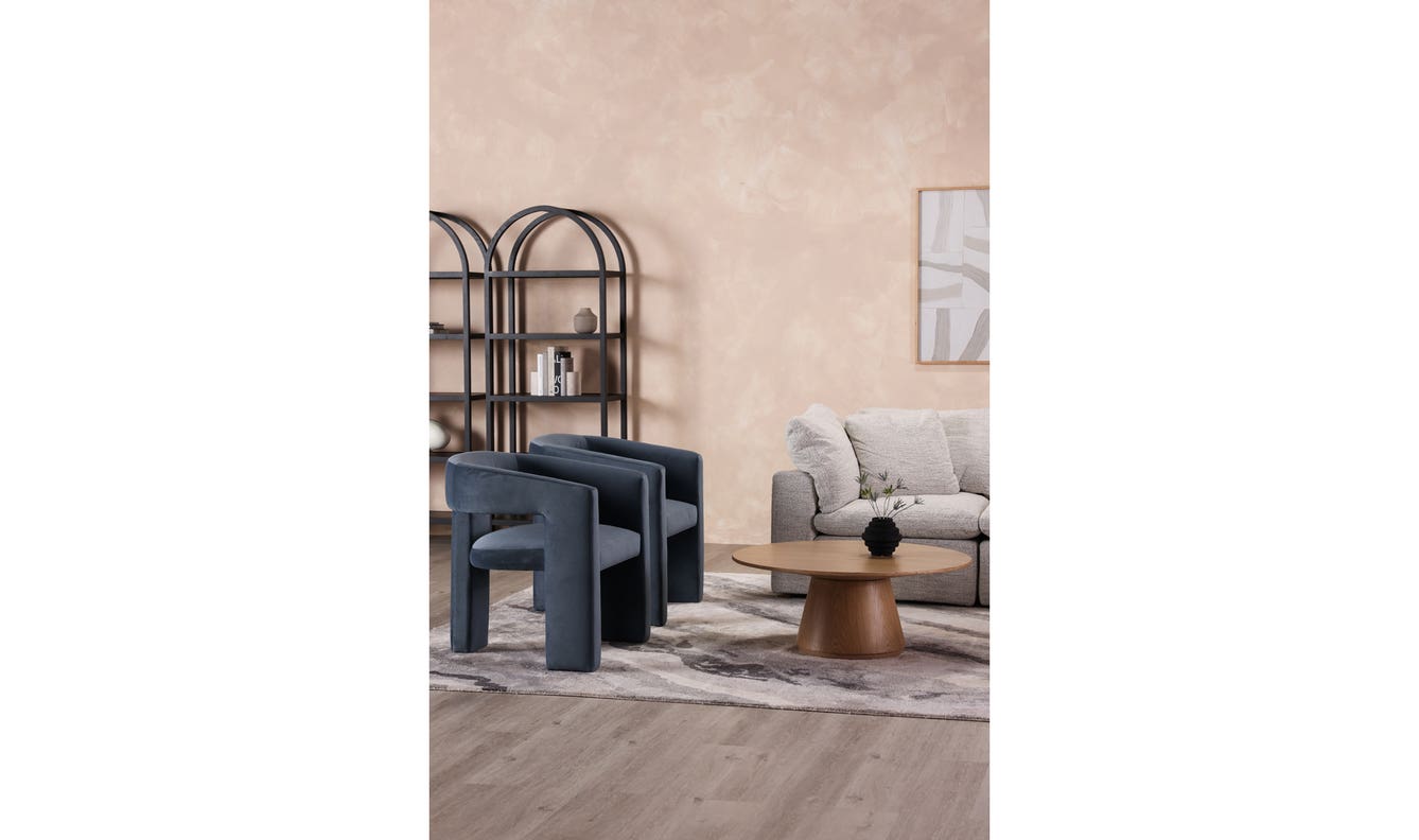 side view of Otago Coffee Table Oak luxury Coffee Table