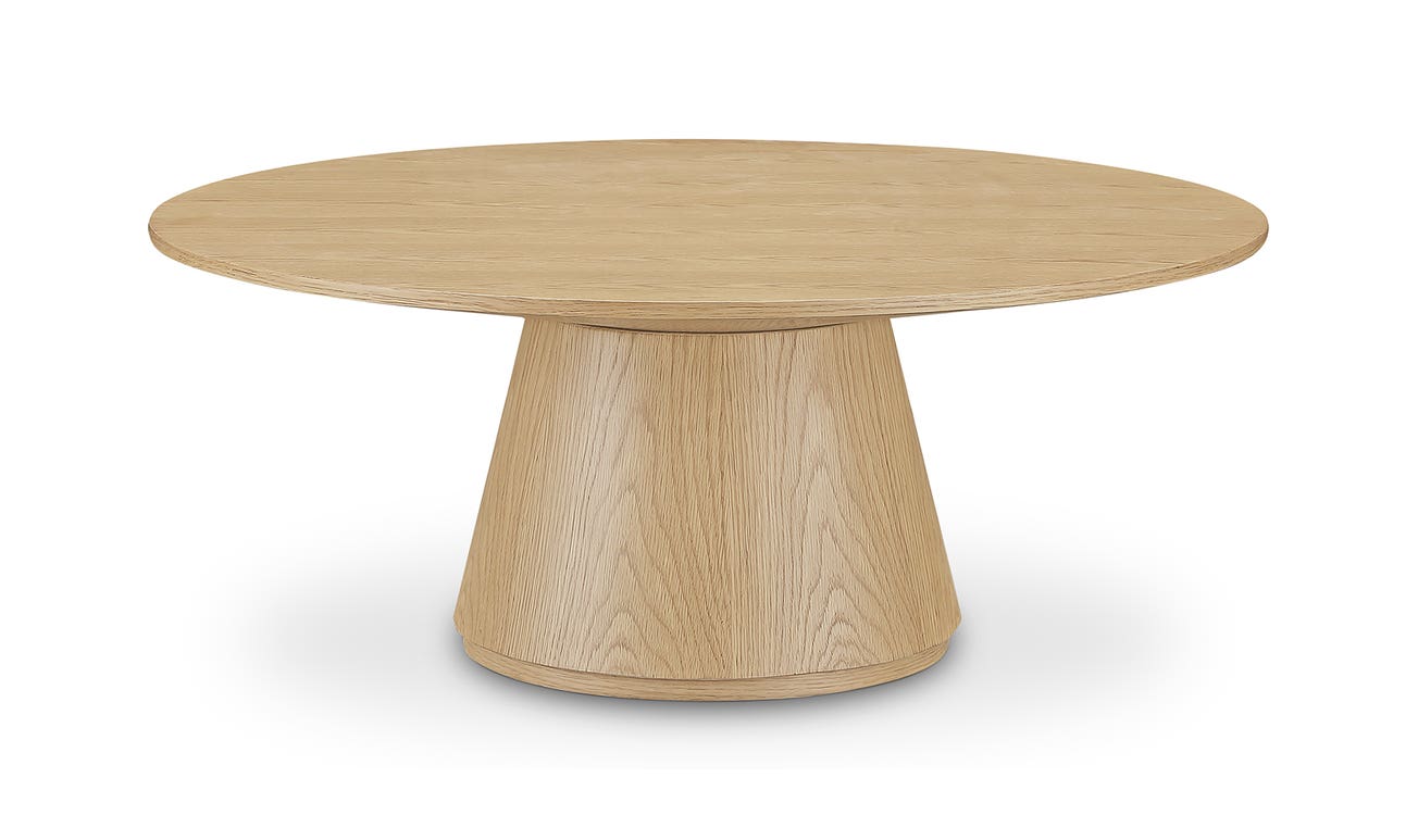 front view of Otago Coffee Table Oak luxury Coffee Table