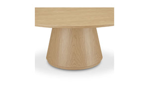 lifestyle view of Otago Coffee Table Oak luxury Coffee Table