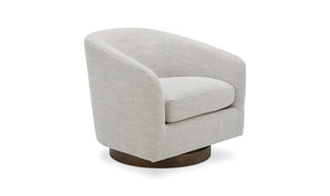 Oscy Swivel Chair Splashed White