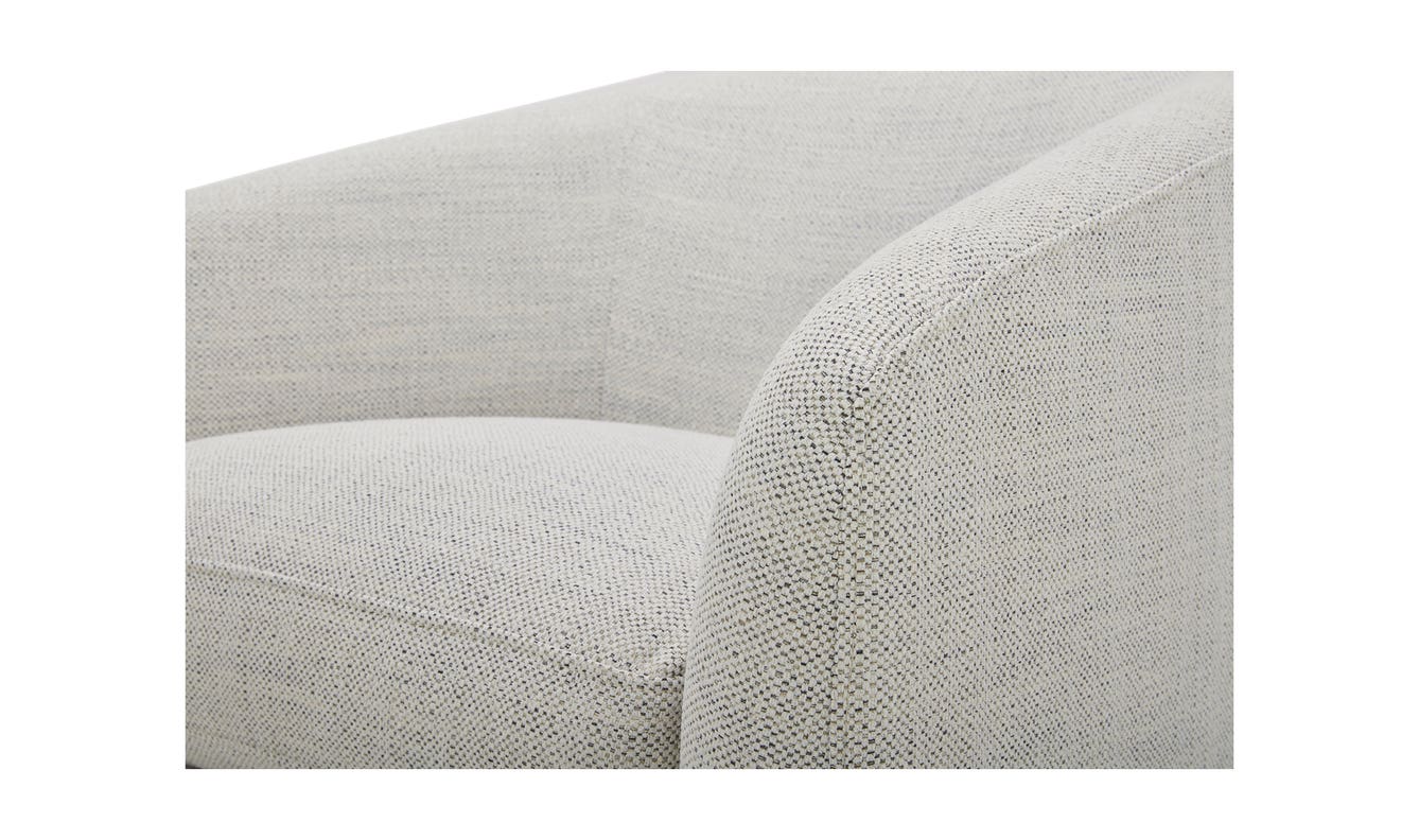 lifestyle view of Oscy Swivel Chair Splashed White luxury Chair
