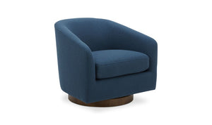 Oscy Swivel Chair Dark Atlantic