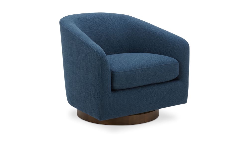 detail view of Oscy Swivel Chair Dark Atlantic luxury Chair