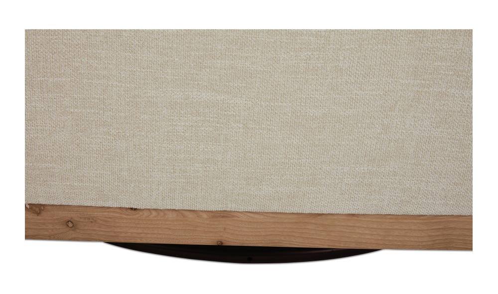lifestyle view of Linden Swivel Chair Beige luxury Chair