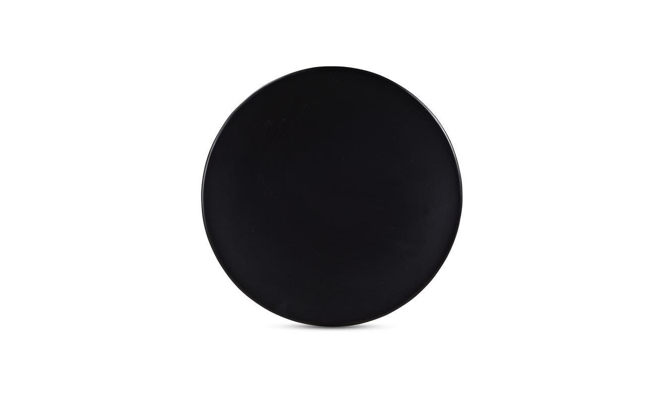 lifestyle view of Nels End Table Black luxury End Table
