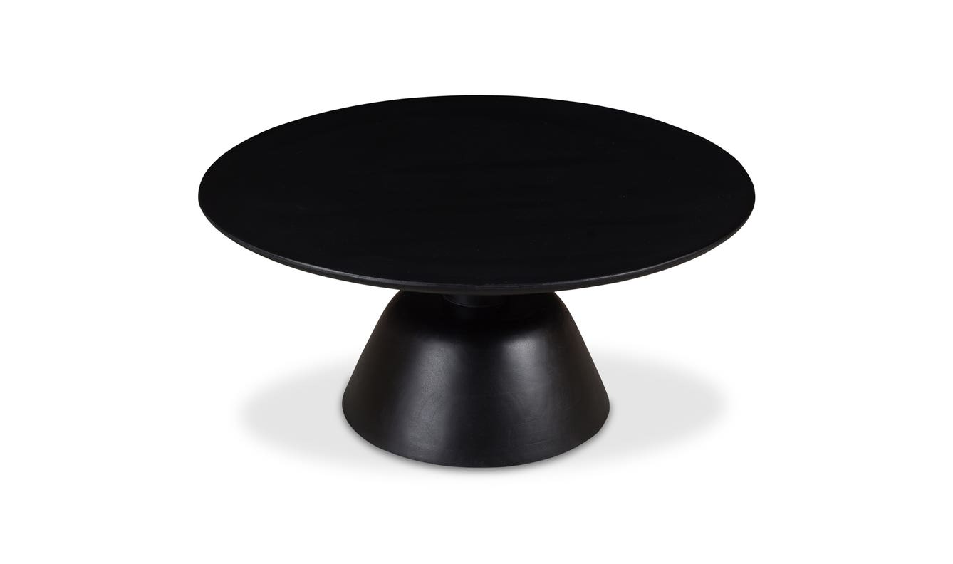 detail view of Nels Coffee Table Black luxury Coffee Table