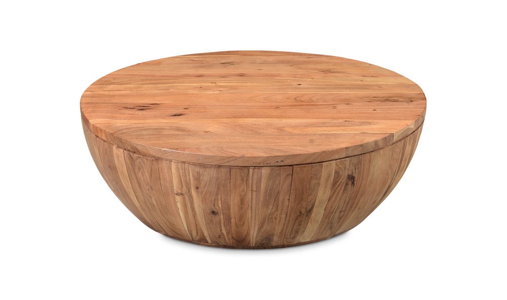 lifestyle view of Eske Storage Coffee Table luxury Coffee Table