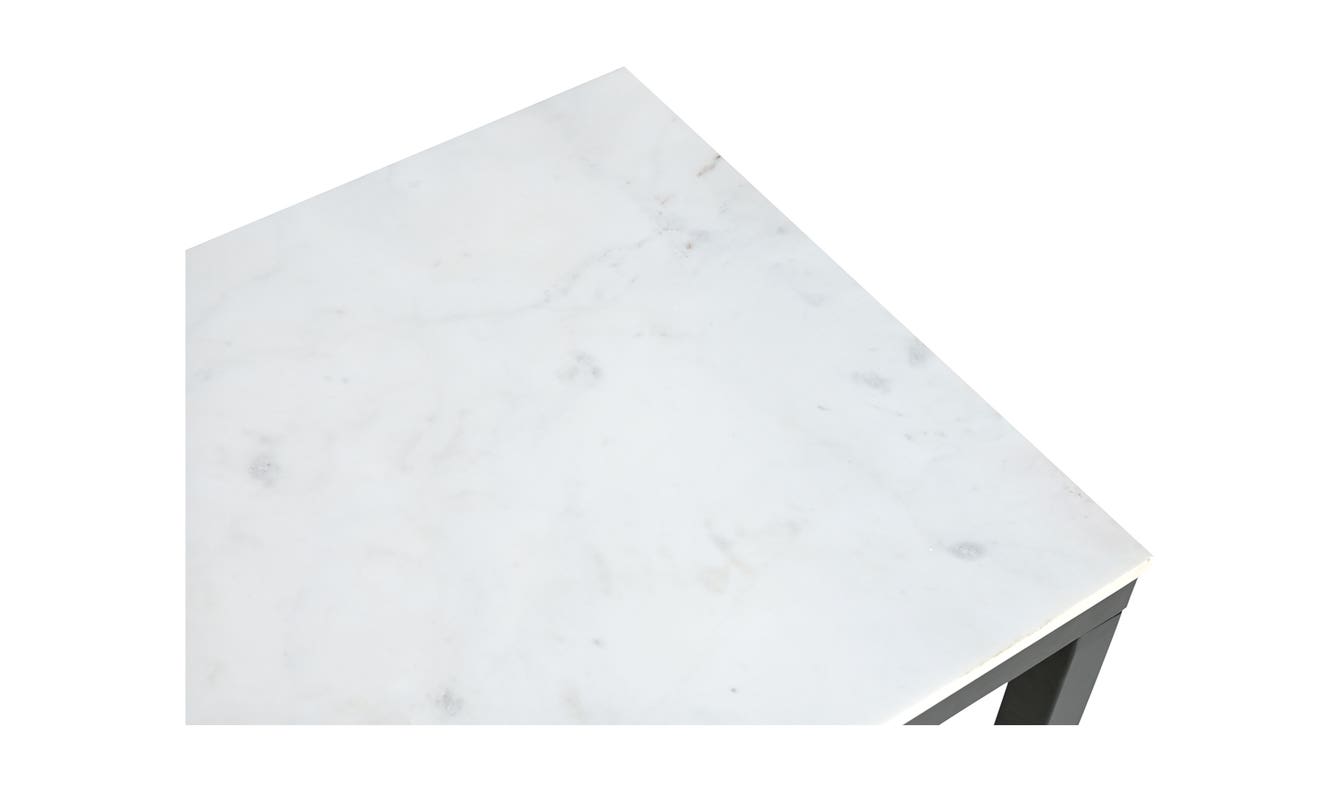 detail view of Parson Coffee Table White luxury Coffee Table