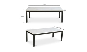 Parson Coffee Table White