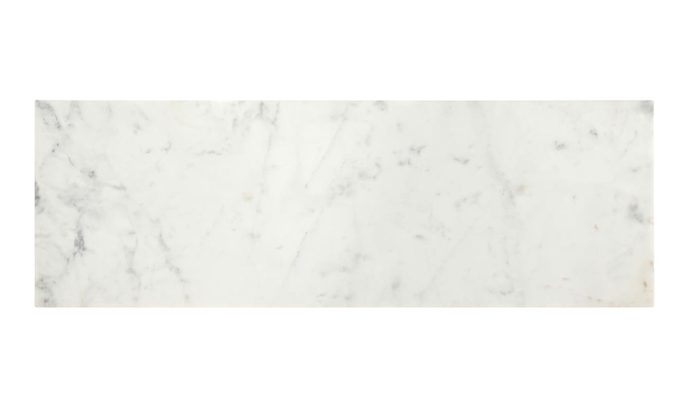 lifestyle view of Parson Console Table White luxury Coffee Table