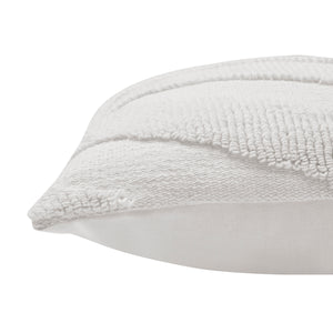 Detailed side view of Chiara Indoor Pillow highlighting its texture