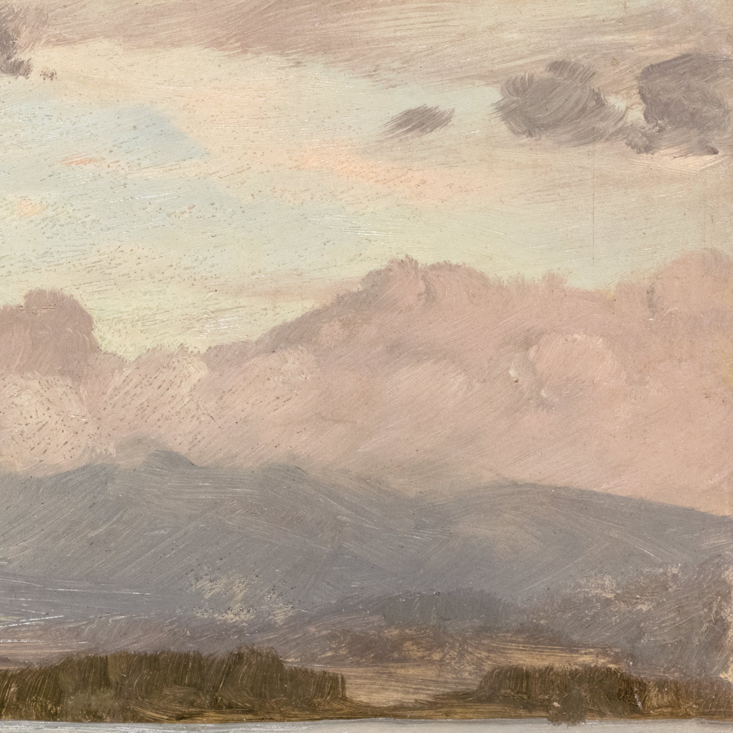 lifestyle view of Hudson River School – Lake Katahdin C. 1870 luxury Artwork