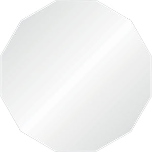 Ovada Wall Mirror, octagonal shape with a smooth reflective surface.