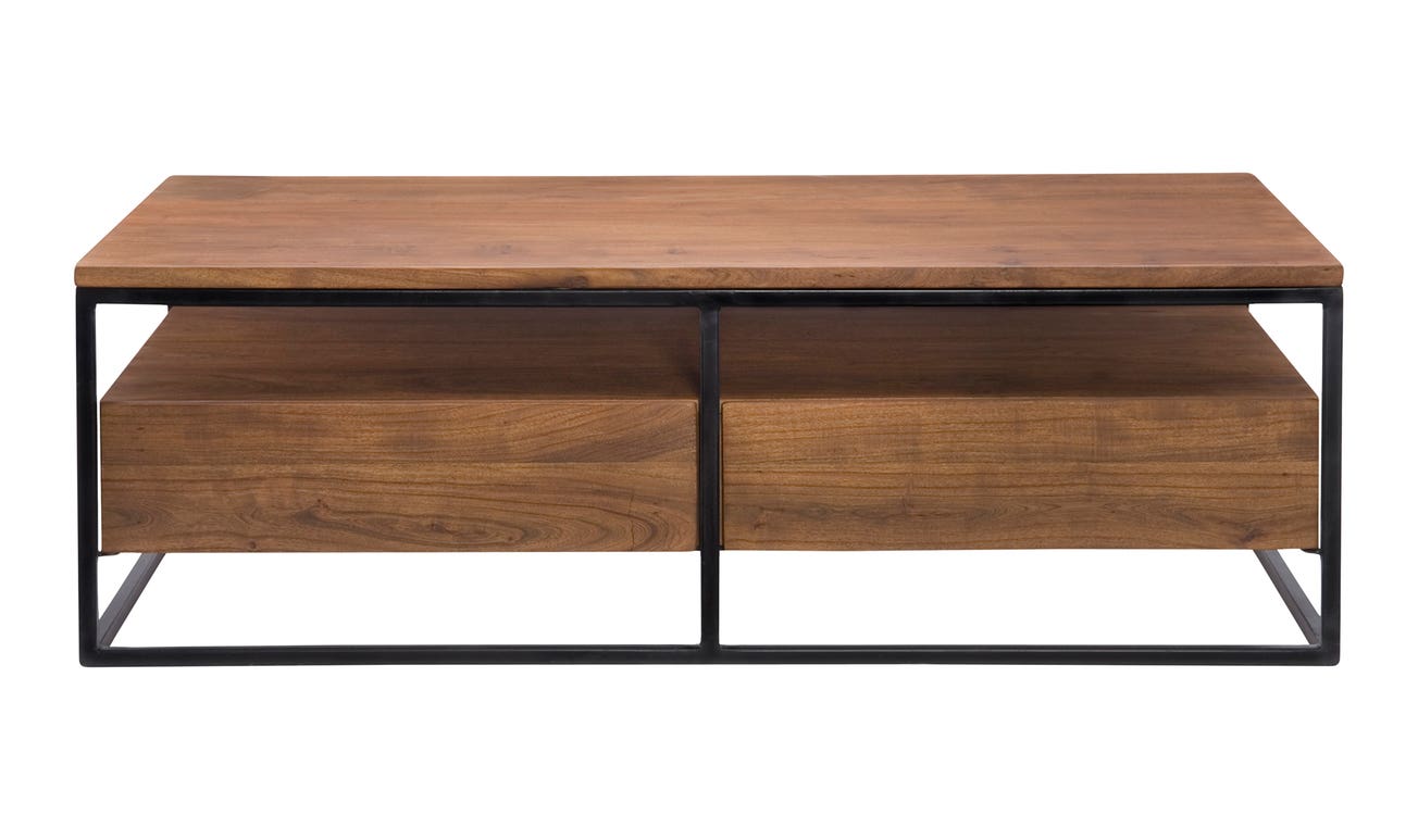 front view of Vancouver Coffee Table Light Brown luxury Coffee Table