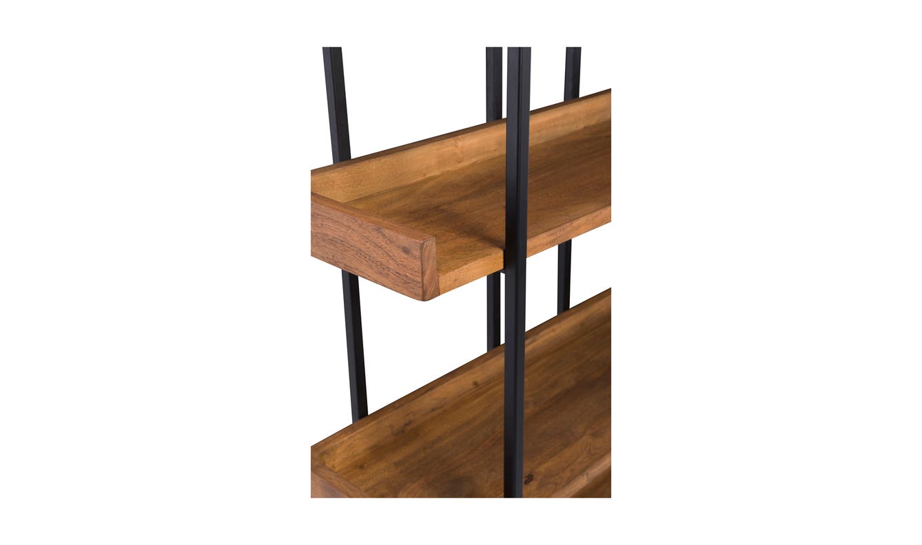 detail view of Vancouver Bookshelf Small Light Brown luxury Bookcases & Standing Shelv