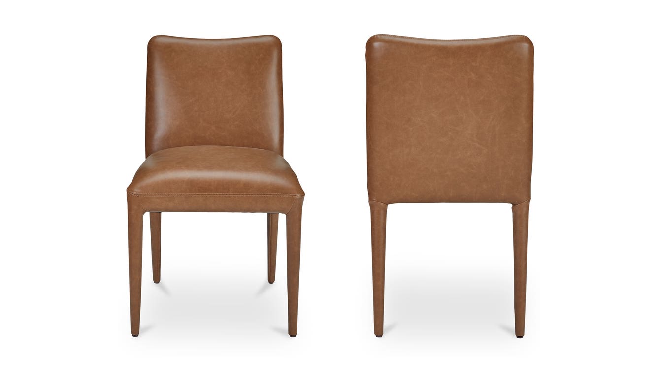 detail view of Calla Dining Chair Brown - Set Of Two luxury Chair