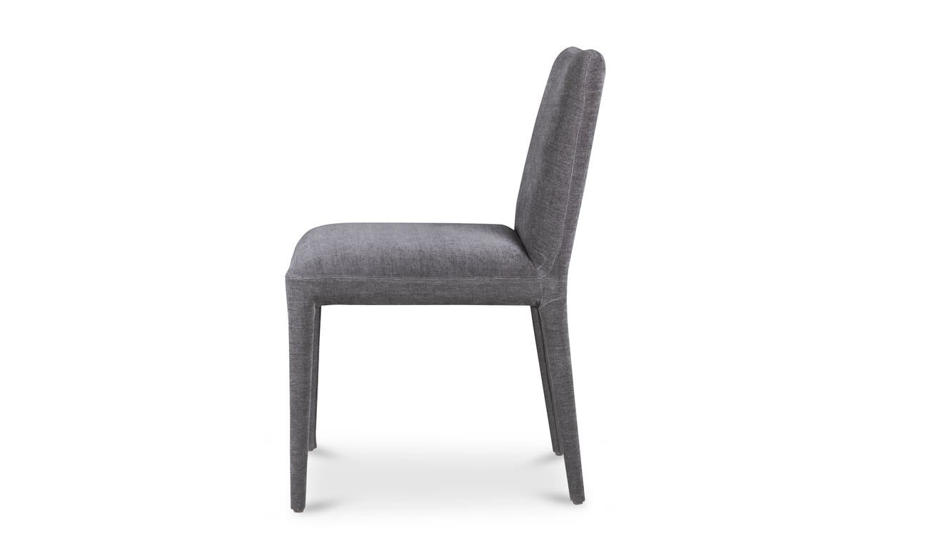 Calla Dining Chair Set Of Two Dark Grey