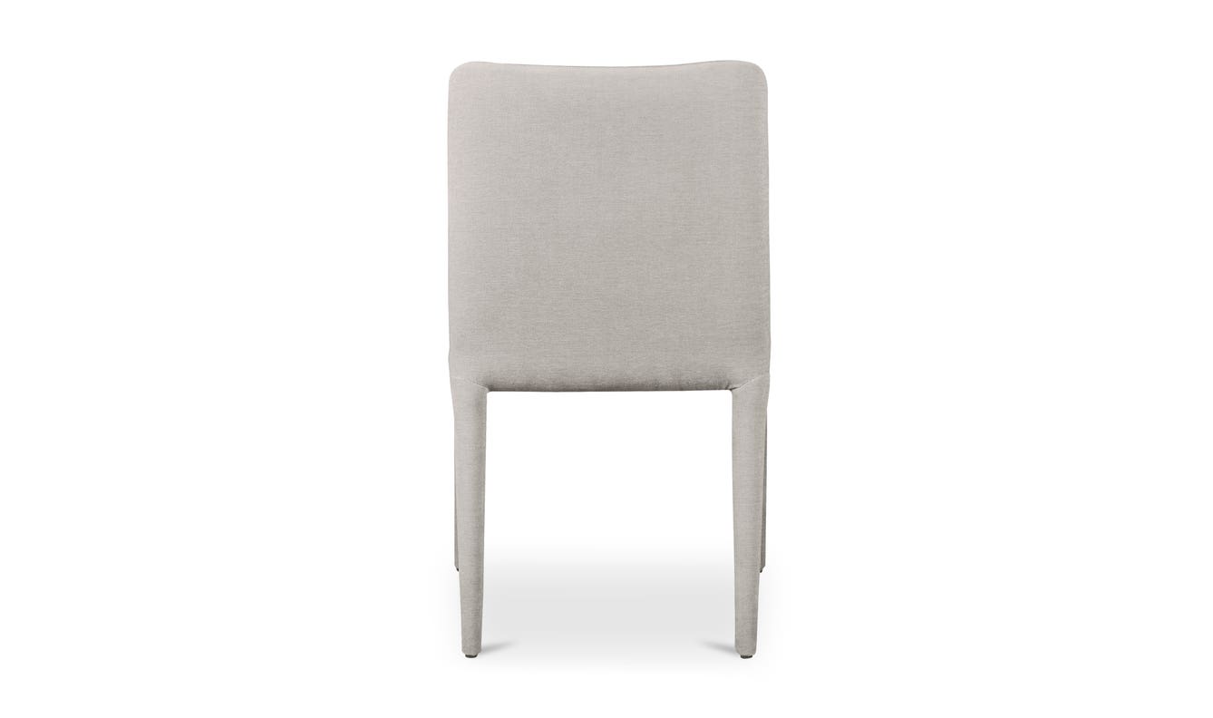 lifestyle view of Calla Dining Chair Set Of Two Light Grey luxury Chair