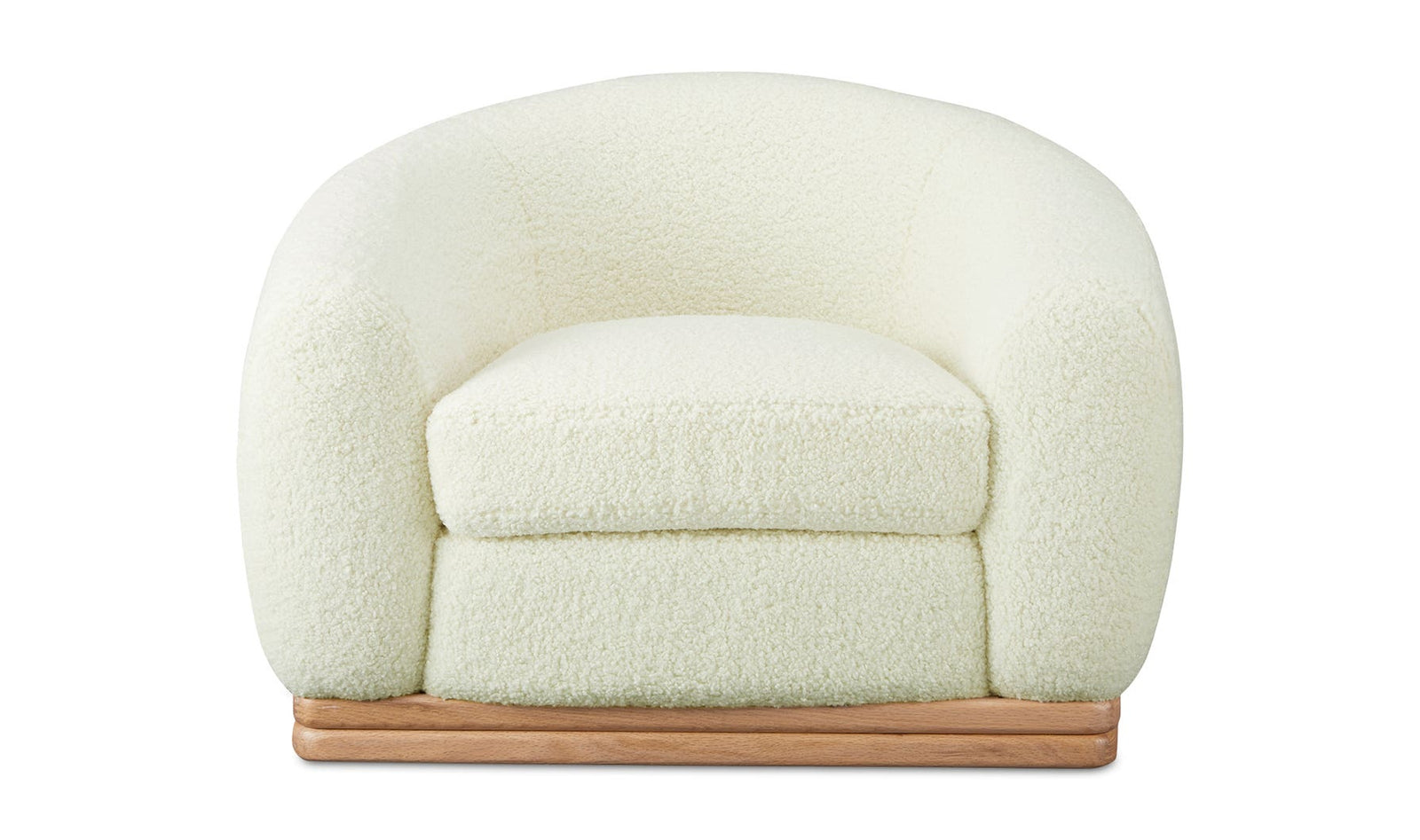 front view of Marlowe Lounge Chair Cream luxury Chair