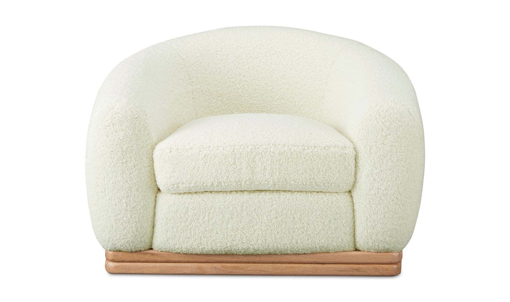 front view of Marlowe Lounge Chair Cream luxury Chair