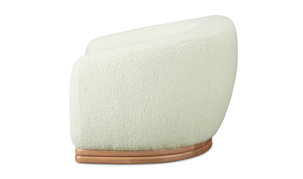 detail view of Marlowe Lounge Chair Cream luxury Chair