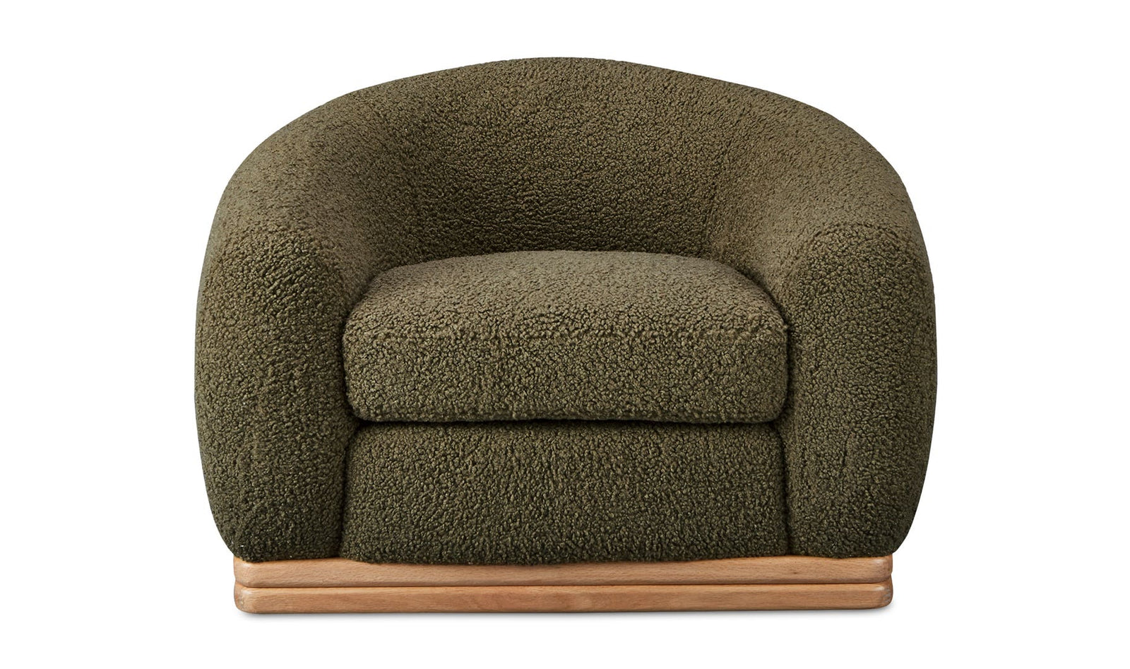 front view of Marlowe Lounge Chair Sage luxury Chair