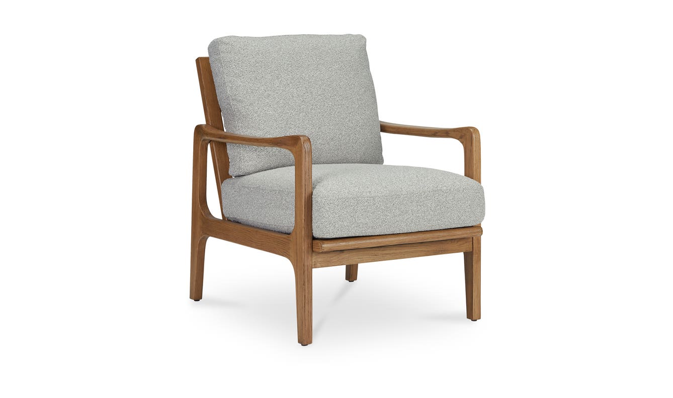 side view of Fearne Accent Chair luxury Chair