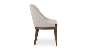 detail view of Edward Dining Chair Heather Beige luxury Chair