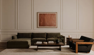 side view of Garnet Lounge Chair Charcoal Wool Blend luxury Chair