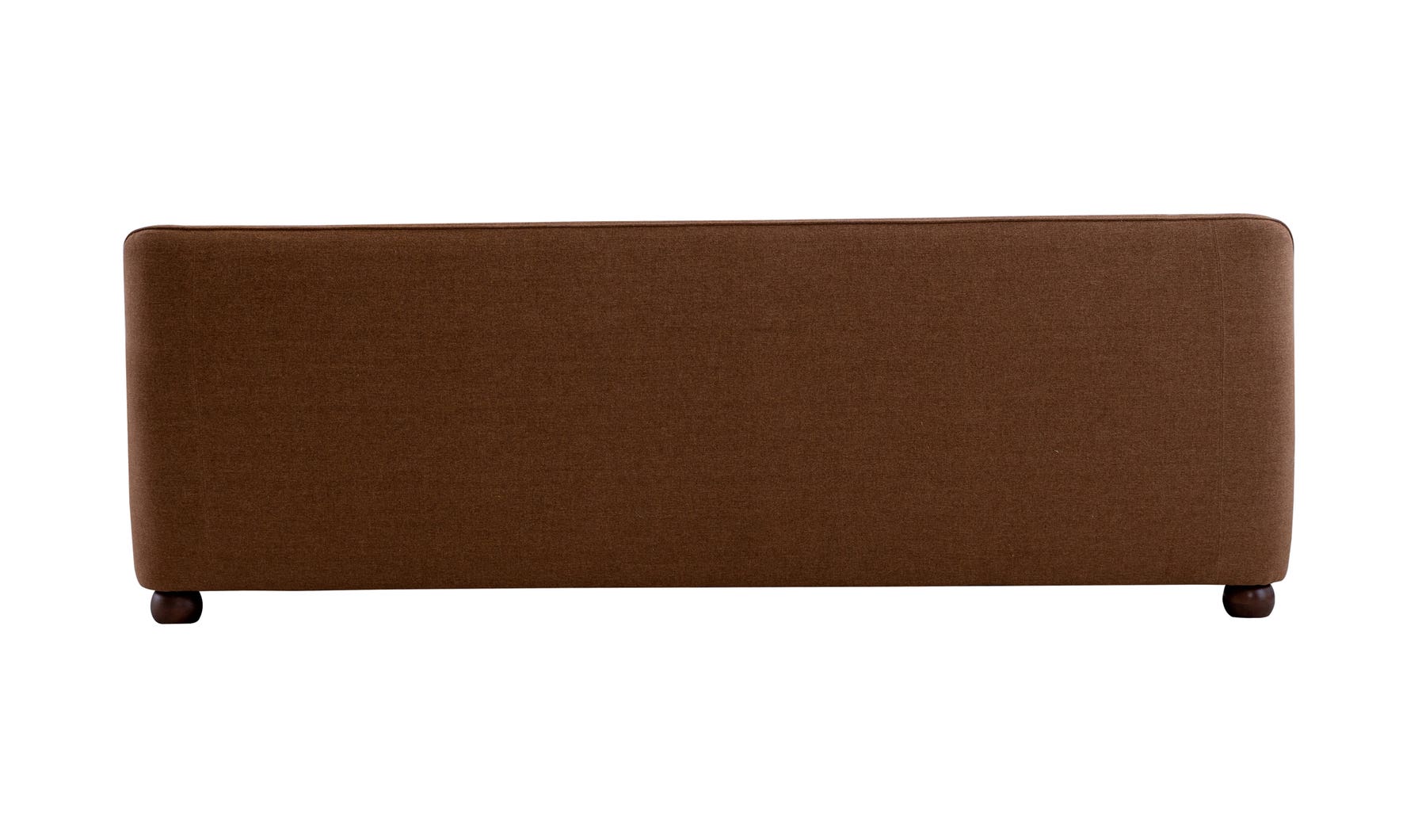 lifestyle view of Amira Sofa Rust luxury Sofa